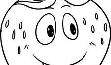 吃瓜娃娃简笔画,童趣盎然，萌态可掬