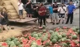 厦门大街吃瓜事件,一场引发热议的街头冲突